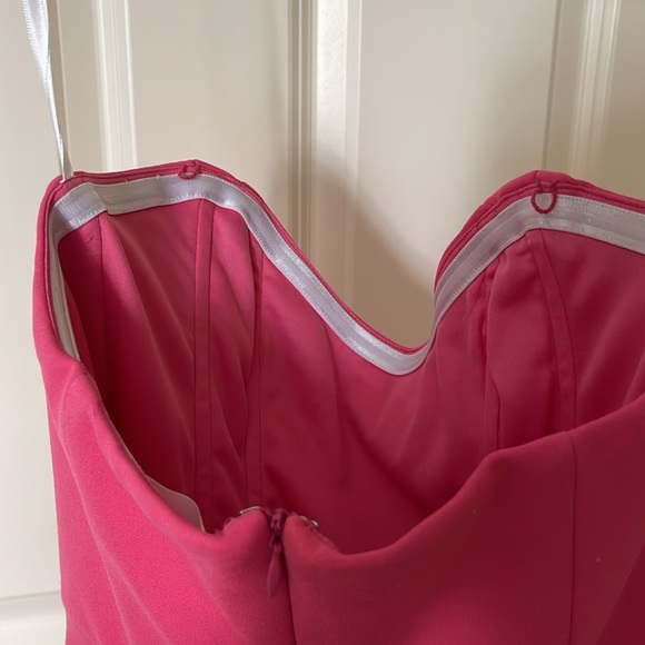 Katie May (NWT) strapless ruffle pink cocktail dress - Picture 8 of 10